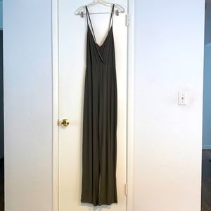 Boohoo Plus Size Olive Green Jumpsuit